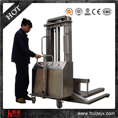 半電動(dòng)堆高車(不銹鋼寬腿) 半電動(dòng)堆高車(不銹鋼寬腿)