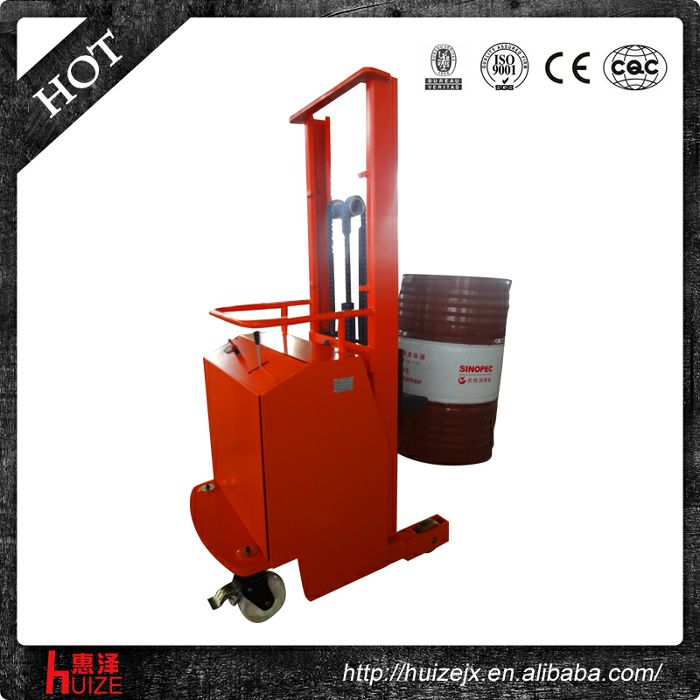 2半電動(dòng)配重油桶車（無(wú)底腿，只堆垛，不翻轉(zhuǎn)）