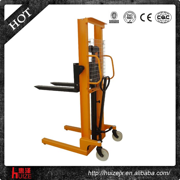 黃色手動(dòng)堆高車 黃色手動(dòng)堆高車