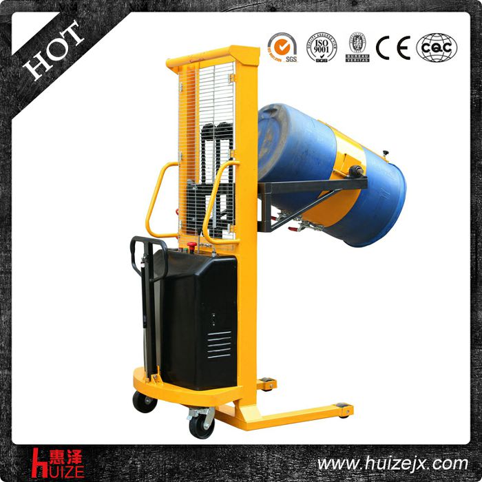 半電動多功能油桶車（單門架，夾塑桶）2