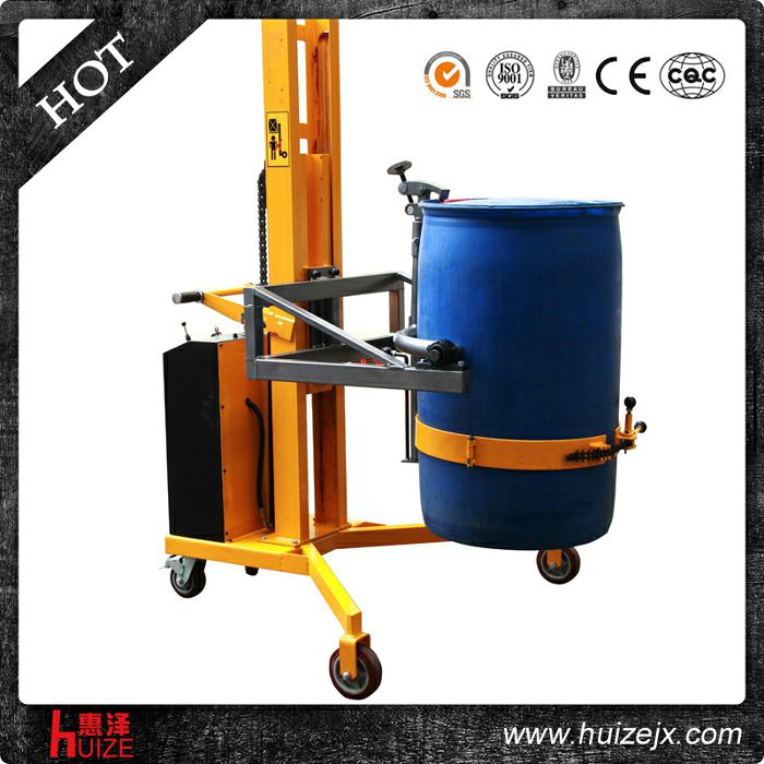 半電動(dòng)油桶車(chē)（直角腿，夾鐵桶翻轉(zhuǎn)）
